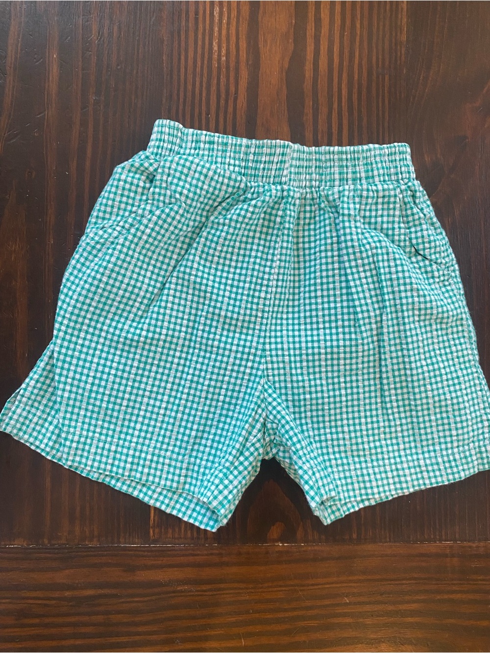 Fast Friends Vintage Kids Gingham Elastic-Waist Shorts - 4T